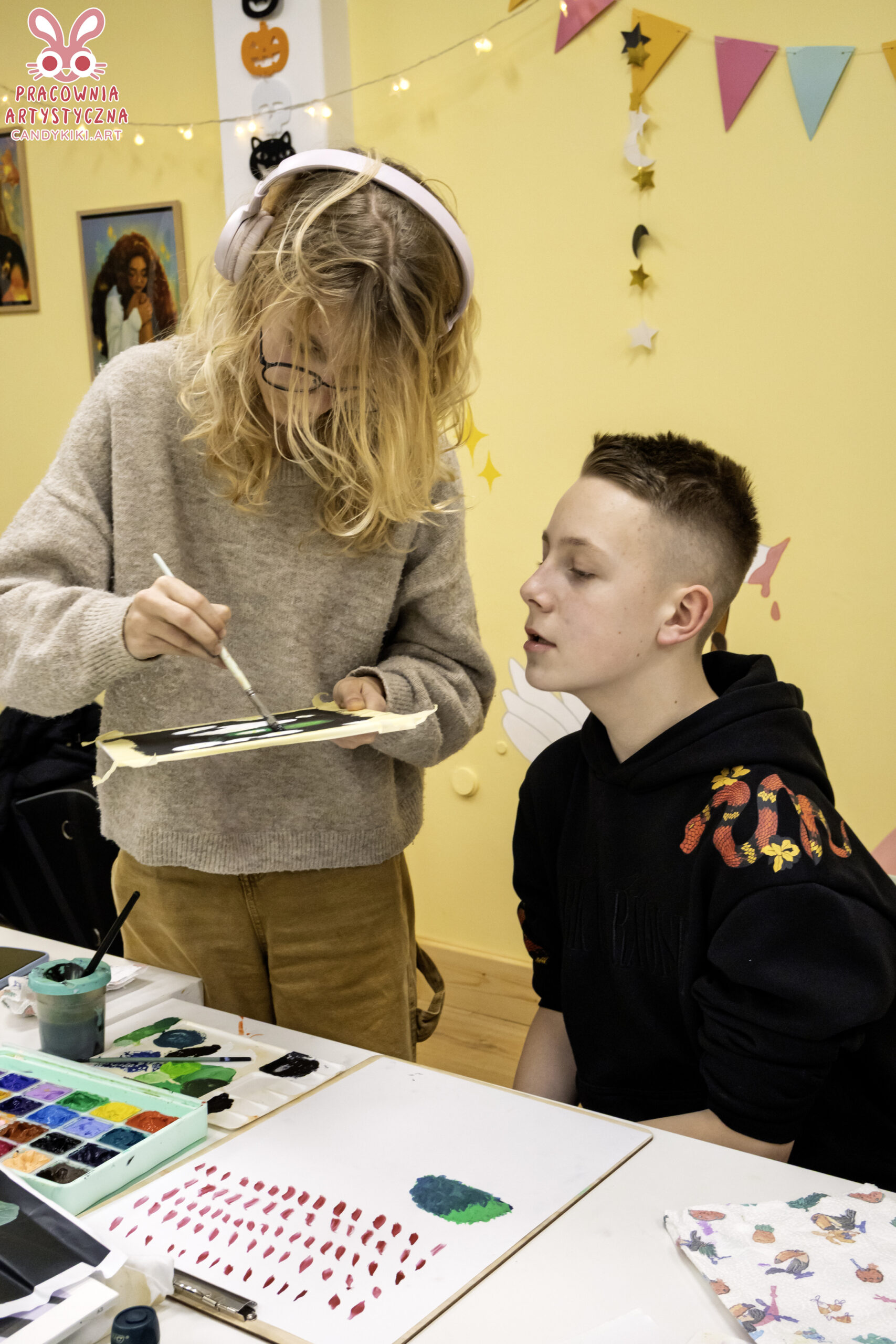 Kursanci Poziomu III Akademii Rysunku i Ilustracji